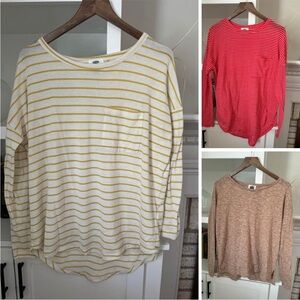Three size medium Old Navy tops